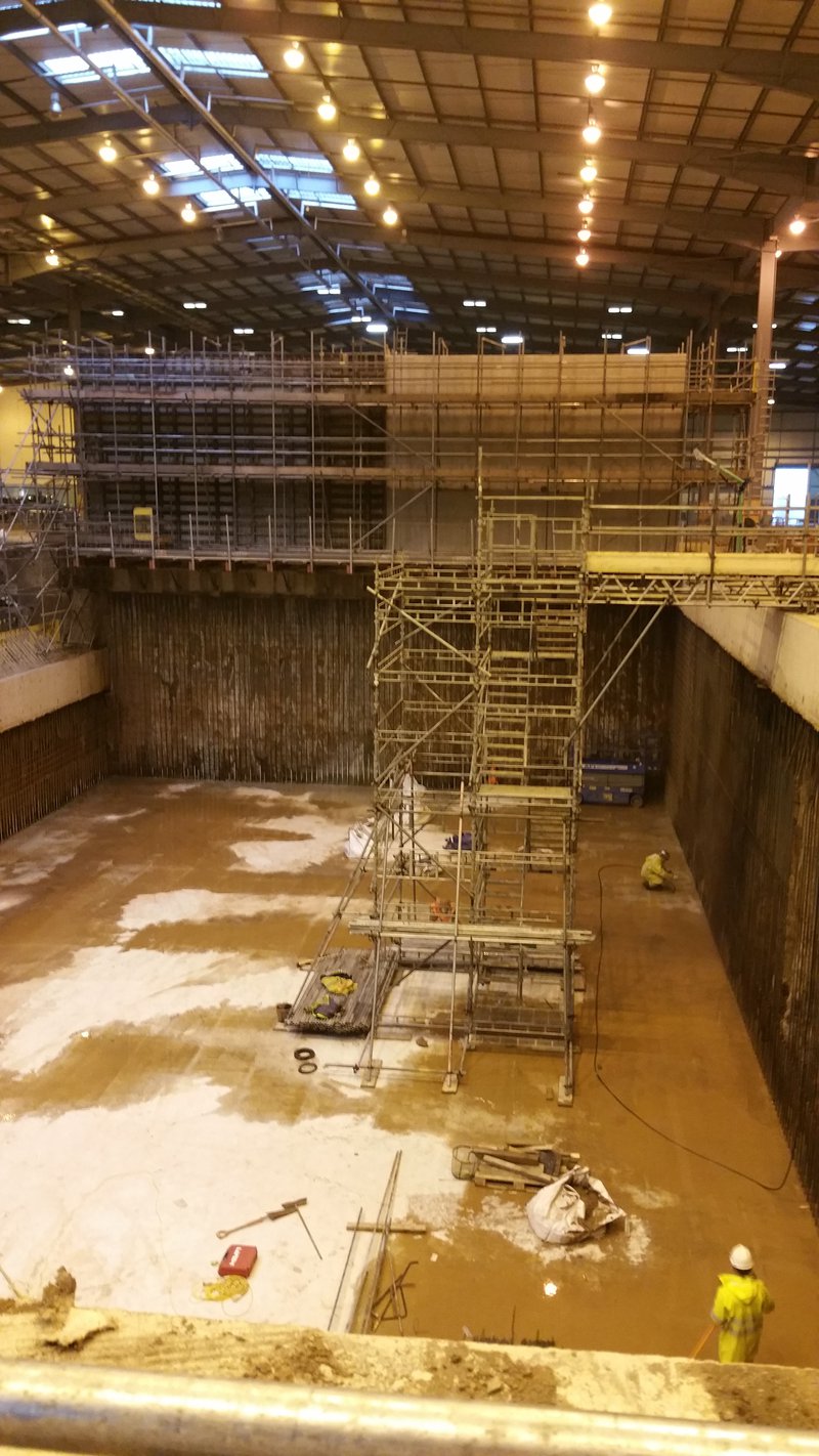 Knowsley Rail Loading Transfer Station (SITA) - Pit in construction