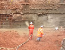 Edmund Street - Shotcrete 