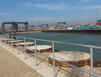 Felixstowe Port Berth 9 - Combi-pile sea wall