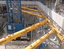 Leicester Square - Propped Secant Pile Wall